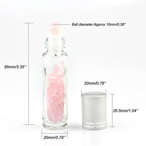 Crystal Roller Bottle – 12 Gemstones - My Zen Temple
