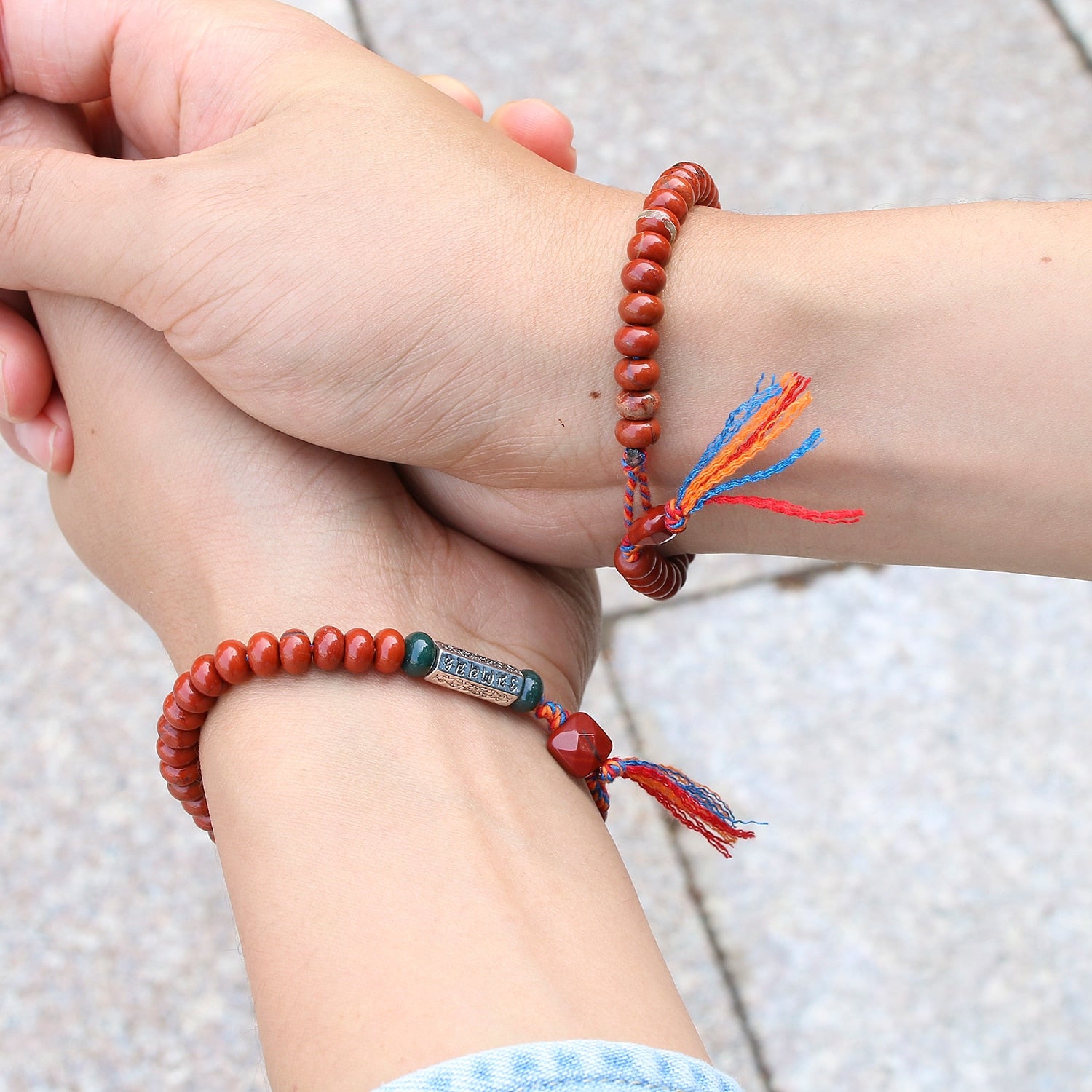 Tibetan Red Jasper Bracelet