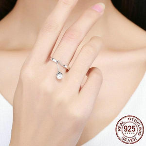 Dew Pearl Silver Ring -Rings My Zen Temple