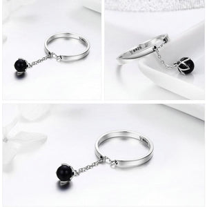Dew Pearl Silver Ring -Rings My Zen Temple