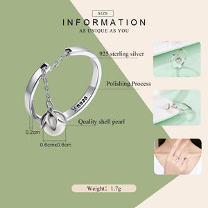 Dew Pearl Silver Ring -Rings My Zen Temple