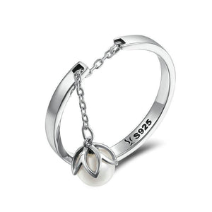 Dew Pearl Silver Ring -Rings My Zen Temple