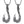 Fish Hook Metal Necklace -Necklaces My Zen Temple