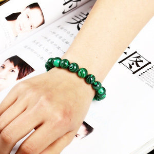 Green Malachite Bead Bracelets -Malas and Bracelets My Zen Temple