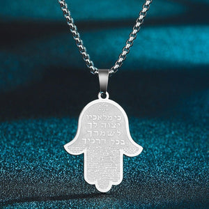 Hamsa Hand Necklace – Good Luck - My Zen Temple