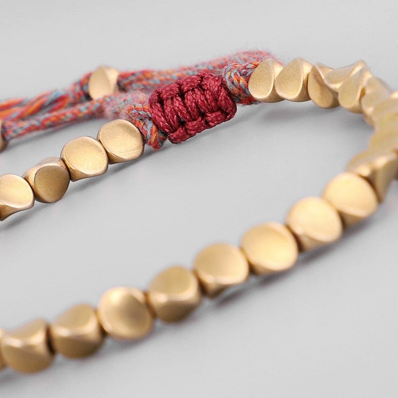 Tibetan Copper Beaded Bracelet