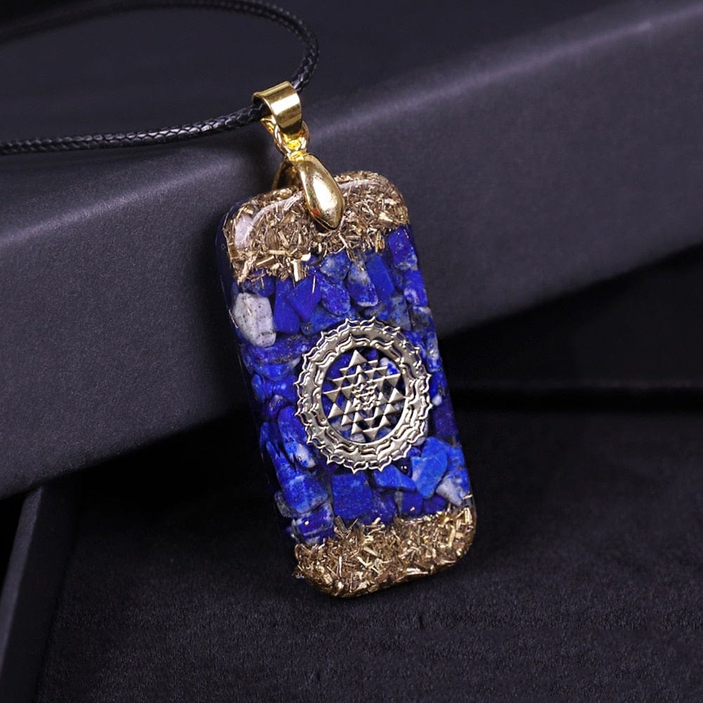 Lapis Lazuli Orgone Energy Necklace -Necklaces My Zen Temple