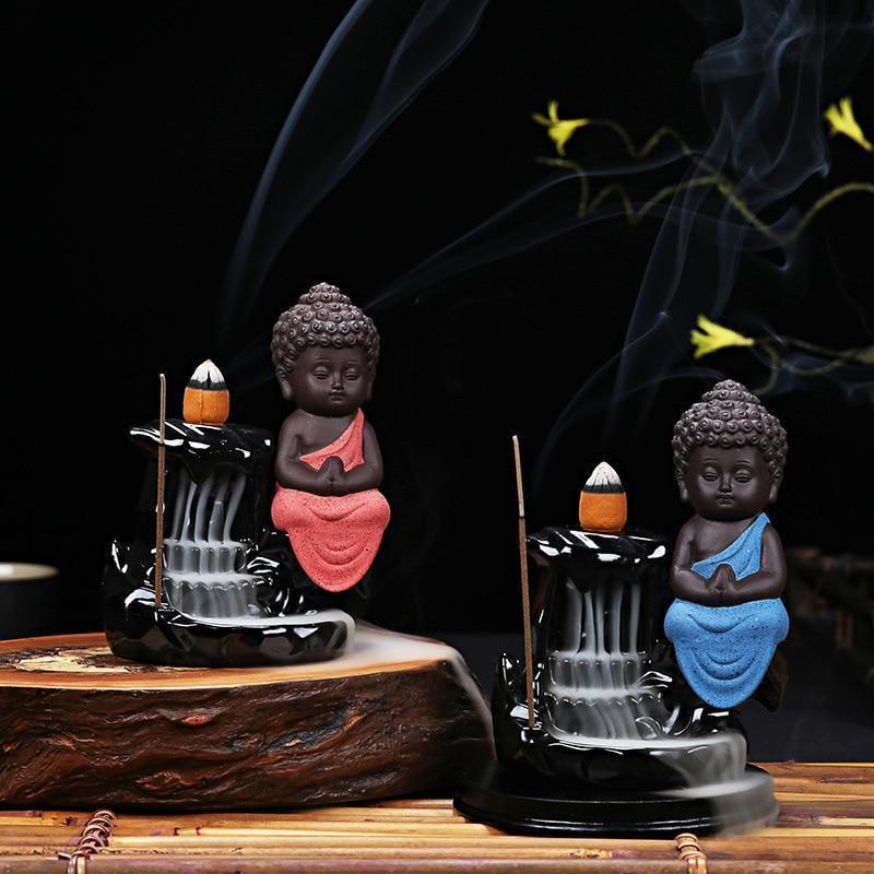 Little Monk "River Flow" Incense Burner -Incense My Zen Temple