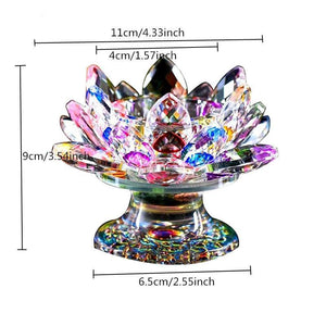 Lotus Flower Candle Holder - Abundance - My Zen Temple