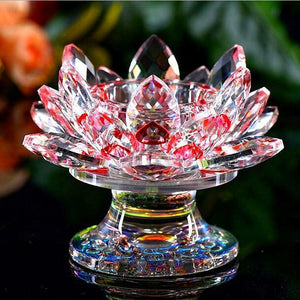 Lotus Flower Candle Holder - Abundance - My Zen Temple