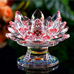 Lotus Flower Candle Holder - Abundance - My Zen Temple