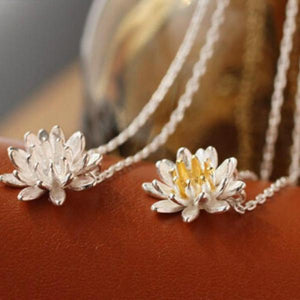 Lotus Flower Necklace – Purity - My Zen Temple