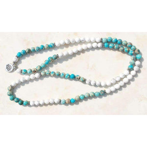 Lotus Howlite Mala Bracelet – Peace - My Zen Temple