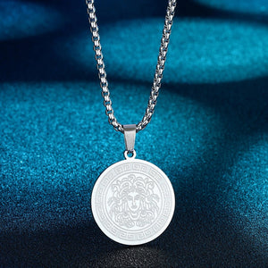 Medusa Gorgon Necklace Stainless Steel -Necklaces My Zen Temple