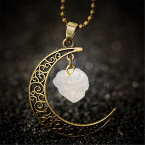 Moon Crystal Necklace – Healing - My Zen Temple