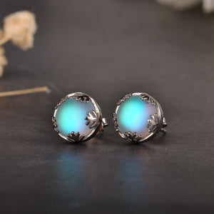 Moonstone Stud Earrings – Elegance - My Zen Temple