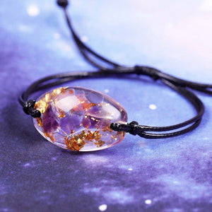 Natural Amethyst Orgonite Bracelet -Malas and Bracelets My Zen Temple