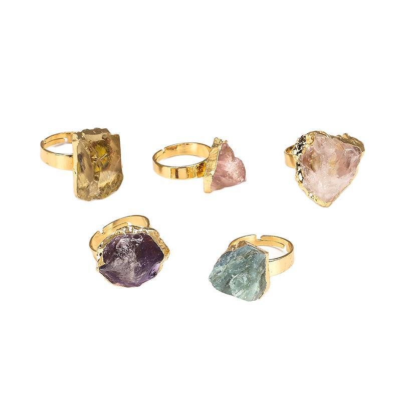 Three-Stone Engagement Ring With Raw Diamond or Sapphire | Te'anim – The Raw  Stone