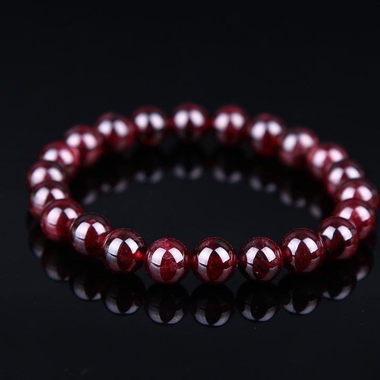 Natural Red Garnet Bead Bracelet -Malas and Bracelets My Zen Temple