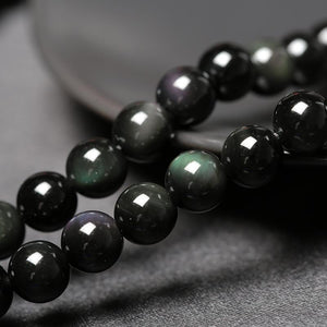 Obsidian "Positivity Promoter" Bracelet -Malas and Bracelets My Zen Temple