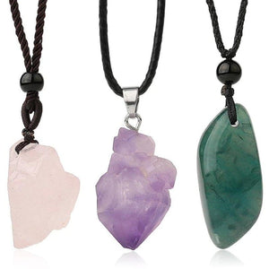 Raw Crystal Necklace – Peace - My Zen Temple