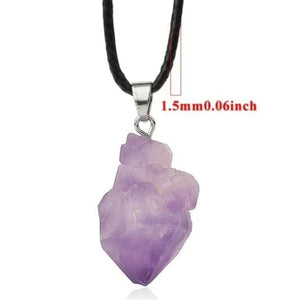 Raw Crystal Necklace – Peace - My Zen Temple