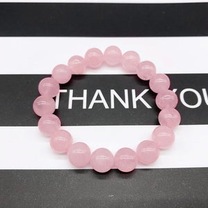 Rose Quartz Bead Bracelet -Malas and Bracelets My Zen Temple