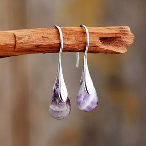Stone Dangle Earrings – Healing - My Zen Temple