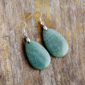 Teardrop Crystal Earrings – Healing - My Zen Temple