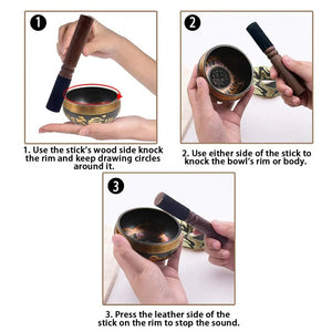 Tibetan Singing Bowl Set – Mindfulness - My Zen Temple