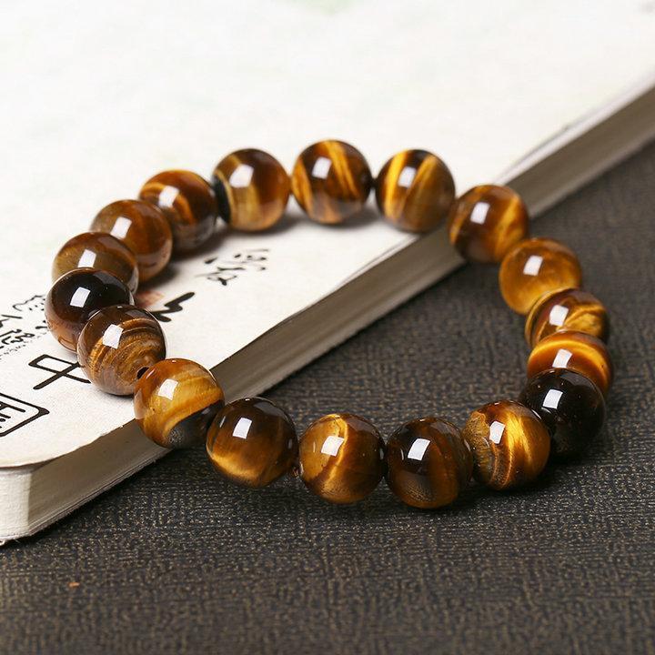 Red Tiger Eyes Bead Bracelet - My Zen Temple