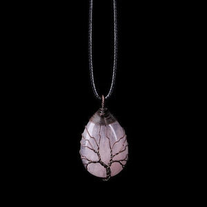 Tree of Life Crystal Necklace - Healing - My Zen Temple