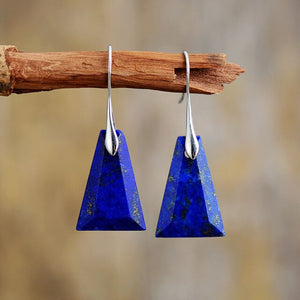 Stone Drop Earrings – Peace