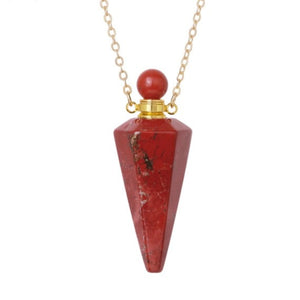 Crystal Perfume Bottle Necklace – Healing