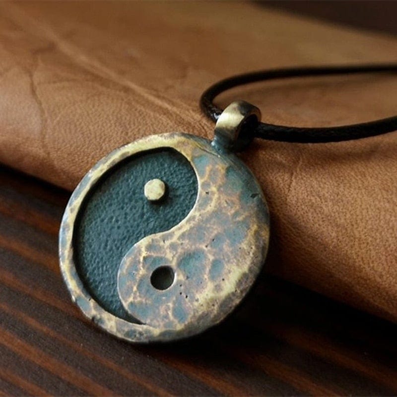 Vintage Yin Yang Necklace -Necklaces My Zen Temple
