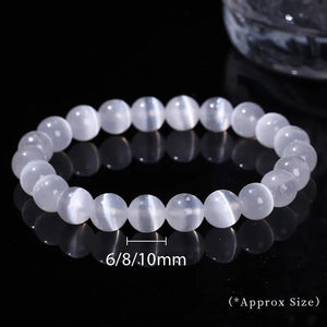 White Selenite Bracelet – Cleansing - My Zen Temple