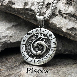 Zodiac Necklace – 12 Constellations - My Zen Temple