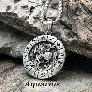 Zodiac Necklace – 12 Constellations - My Zen Temple