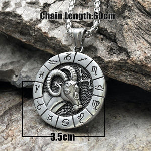 Zodiac Necklace – 12 Constellations - My Zen Temple