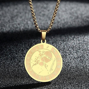 Zodiac Sign Necklace – 12 Star Signs - My Zen Temple