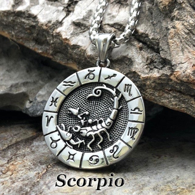 Mens Real Solid 925 Sterling Silver Scorpion Pendant Gold Necklace Scorpio  Charm